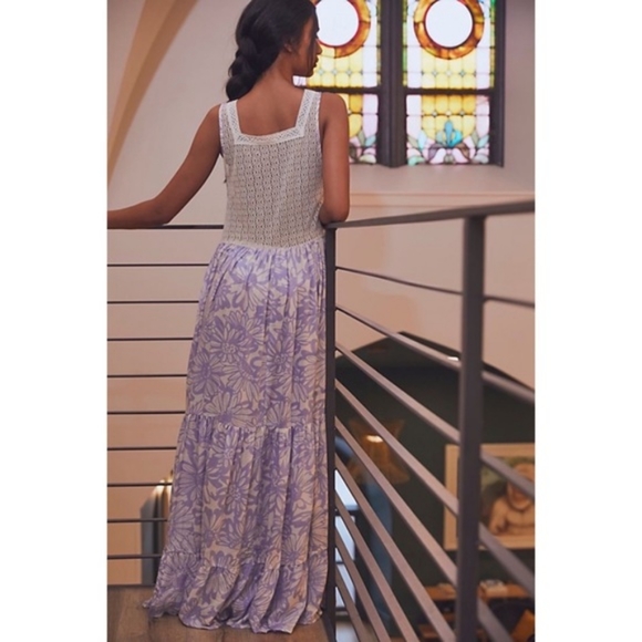 Free People Lilac Lavender Maxi Dress - Picture 2 of 3